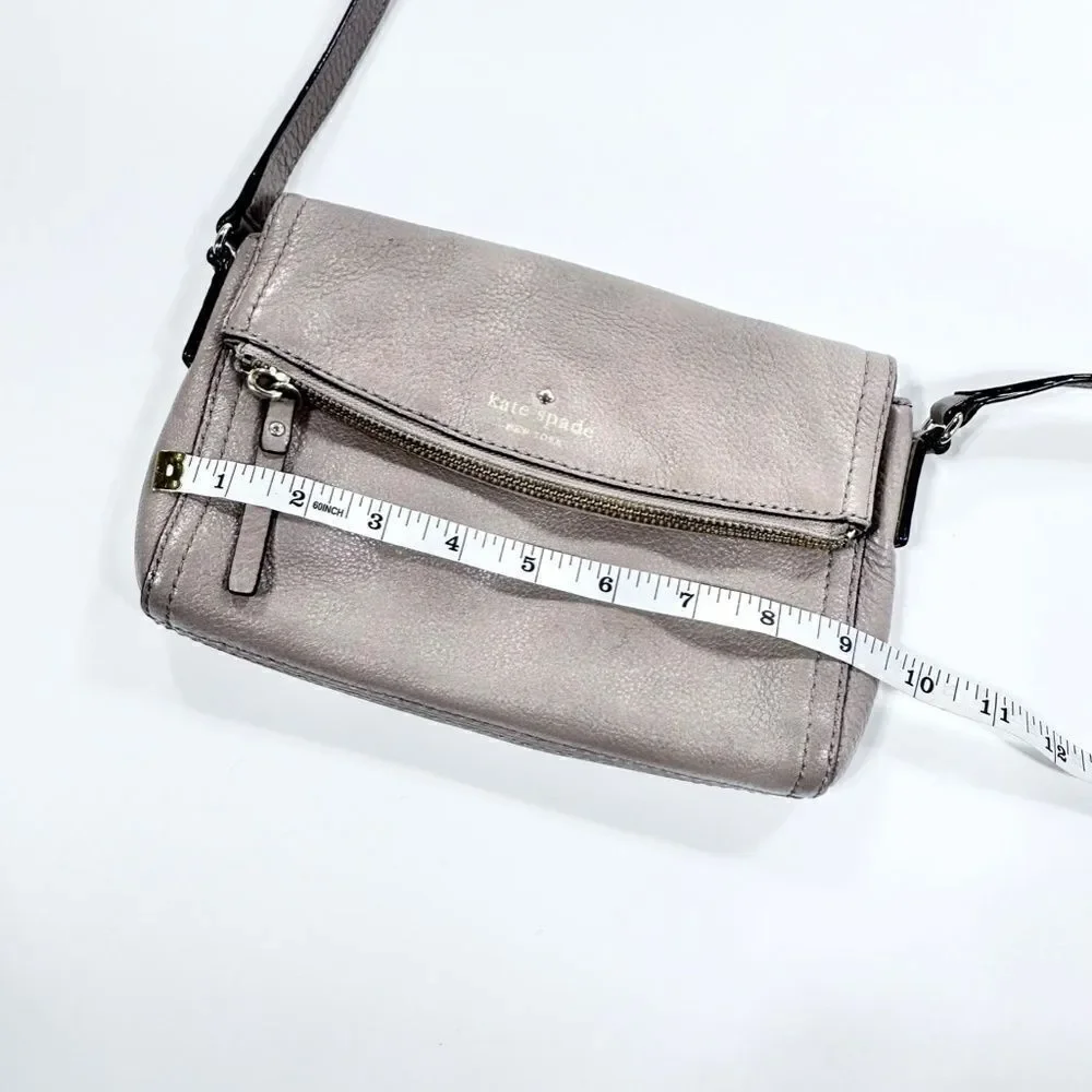 Kate Spade ivory leather crossbody bag